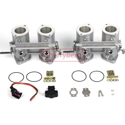 SherryBerg set of (2 TBS ) 45dcoe 45 dcoe 45mm Twin Throttle Body Injection + TPS + fuel rail Weber/Dellorto/Solex DCOE/DHLA