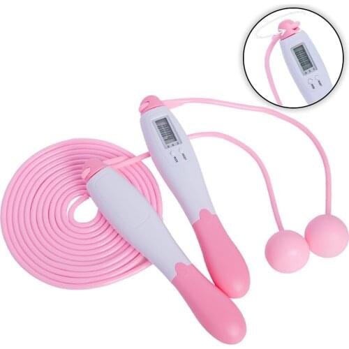 KoKossi Count Skipping Rope Body Building Fitness Equipment Gym Training Workout Exercise Non-slip Handle Sports Jumping Rope
