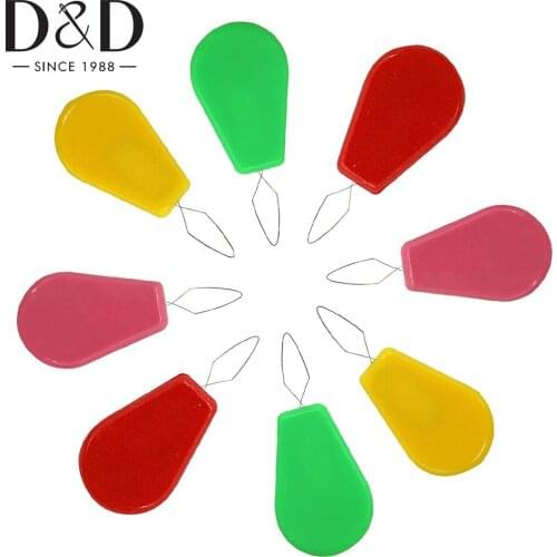 Mix 20pcs Plastic Needle Threaders Stitch Insertion Hand Machine Sewing Tool DIY Needle Threader Sewing Accessories