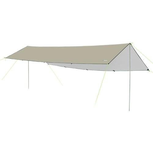 Outdoor Large Sun Shelter Waterproof Sunshade Family Tent 210D Silver Coating For Camping Hiking Travel Picnic 6-10 Person