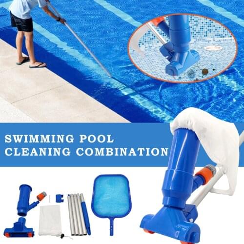 Zwembad Portable Swimming Pool Vacuum Jet Cleaner Cleaning Disinfect Tool Set Pond Fountain Spa Pool Cleaning Skimmer Nett