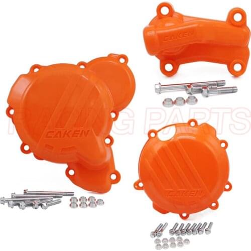 Clutch Guard Water Pump Cover Ignition Protector For KTM SX XC XCW XC-W TPI Six Days For Husqvarna TE TC TX 250 300 250i 300i
