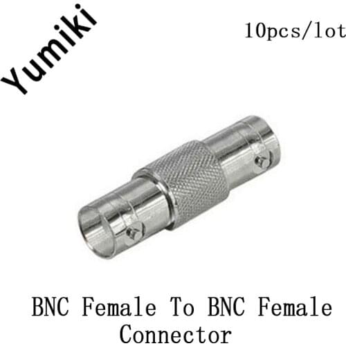10pcs/lot BNC Female to BNC Female plug for CCTV Camera Security RCA BNC Connector for Video Camera