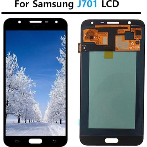 100% Tested Working Display With For Samsung Galaxy J7 Neo J701F J701M J701MT J701 LCD Touch Screen Parts