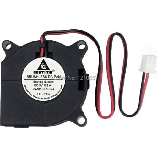 2 PCS LOT DC 5V 2Pin 40mm 40x20mm 4cm Radiator Cooling Fans Blower Cooler Fan