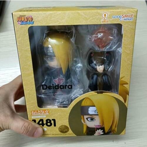 Animation Figure Toys Anime Naruto GSC Clay Doll Toy Deidara Genuine Q Version Hand-made Model Child Collectible Birthday Gifts