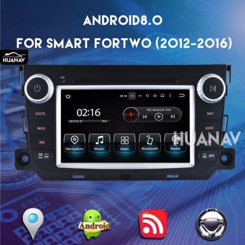 Car DVD player GPS Navigation For Smart Fortwo 2012-2016 Radio 2 din car multimedia GPS Android 8.0 8 core autostereo