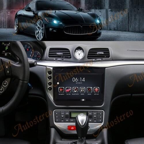 For Maserati GT GC Grancabrio GranTurismo 2007-15 PX6 Android 9.0 4+64GB Car Radio Player GPS Navigation CARPLAY DSP Tesla Sceen