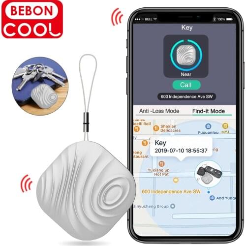 Wireless Smart Anti-Lost Key Finder APP Locator for Wallet Keychain Tracker with One Touch Find for Purse Child Finder Alarm Tag