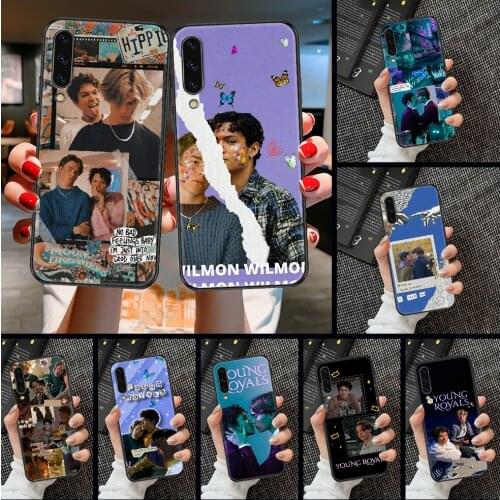 Young Royals Simon and Wilhelm Phone case For Samsung Galaxy A 3 5 7 8 10 20 21 30 40 50 51 70 71 E S 2016 2018 4G black luxury