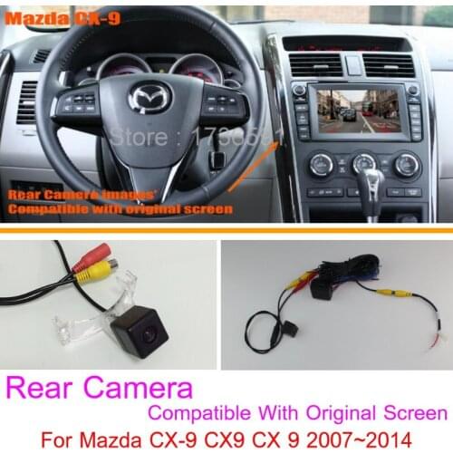 For Mazda CX-9 CX9 CX 9 2007~2014 / RCA & Original Screen Compatible / Car Rear View Camera / Back Up Reverse Camera