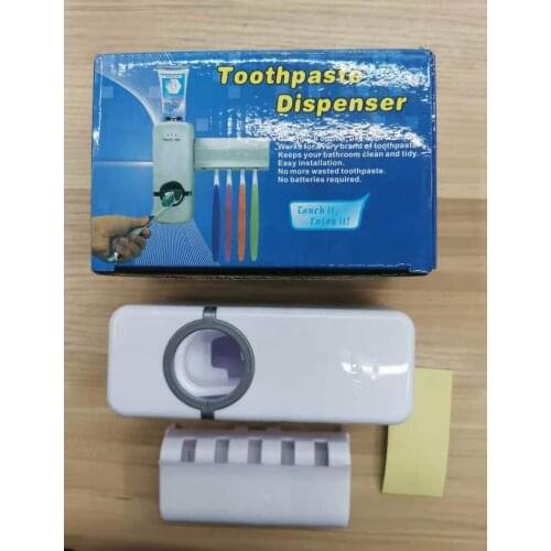 Home Convenient Toothpaste Squeezer Lazy Plastic Automatic Toothpaste Squeezer Toothbrush Holder Washing Kit