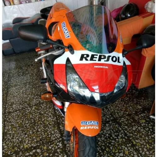 Motorcycle Double Bubble Windshield WindScreen Screen For 2002 2003 Honda CBR900RR CBR954RR CBR 900 954 RR 02 03 Fireblade Black