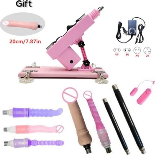 Sex Toys for Women Automatic Fast Orgams Female Masturbation Pumping Gun With Big Dildo Sexmachine Adult 18 Erotic Accessories