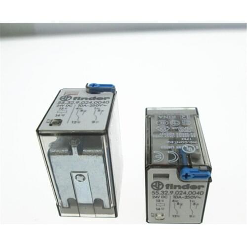 HOT NEW relay 55.32.9.024.0040 24VDC 55.32.9.024.0040-24VDC 10A 250V finder DIP8 2pcs/lot