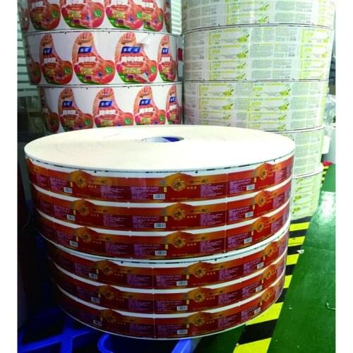 Customized Personalized design adhesive glossy paper glass bottle liquor label