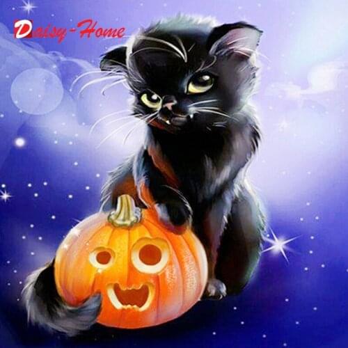 Diamond Painting Kit Cat Full Square Diamond Embroidery Sale Animals Cross Stitch Rhinestone Art Hobby Gift Home Decor