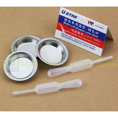 Ustar 90017 Model With Dropper & Color Plate Set Model Tools Model Building Tools Hobby Cutting Tools Accessory