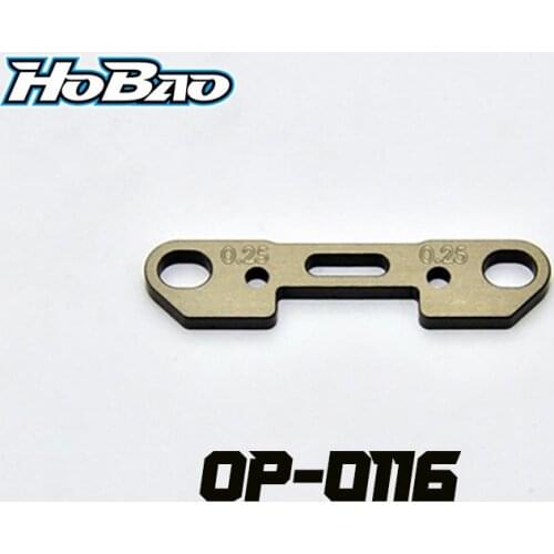 OFNA/HOBAO RACING OP-0116 CNC ALUM REAR LOWER ARM HOLDER 0.25 DEG. - RR. FOR 1/8 HYPER VS BUGGY VT ON-ROAD