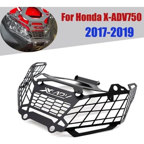 For Honda XADV 750 X-ADV750 X Adv 2017-2019 Headlight Head Lamp Light Grille Guard Cover Protector Motorcycle Accessories