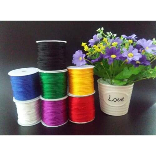 Chinese Knot Woven Nylon Rope suitable for Necklace / Bracelet / Anklet Process Threads Fashion Jewelry Accessories 80m * 2mm F2