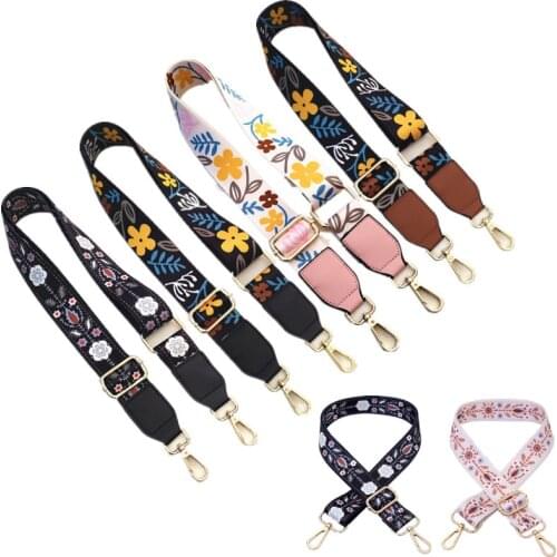DIY Bag Strap For Women Shoulder Bag Hanger Colored Belt Bag Strap Accessories Adjustable Rainbow Handbag Straps Decorative