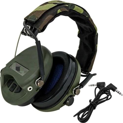 Tactical Hunting Noise Eeduction MSASORDIN Without Microphone Airsoft Tactical Shooting Headset Hearing Protection Earmuffs FG