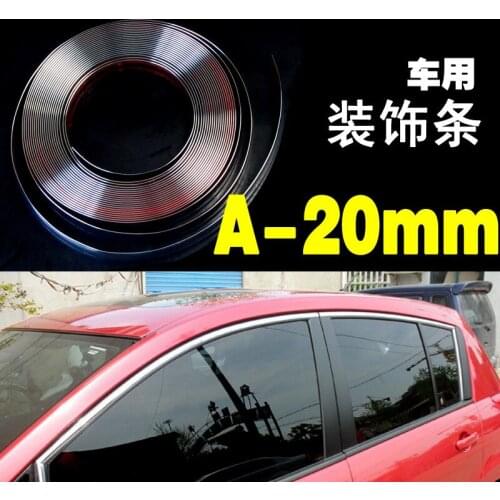 Car body bright strip chafing window decoration chrome plated 20mm*15m complete specifications