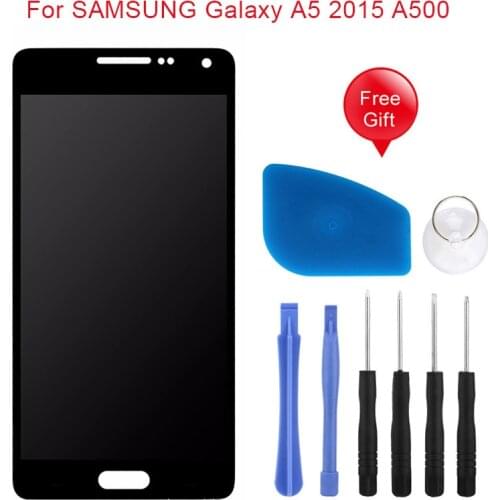 Yeesite Original LCD For Samsung Galaxy A5 2015 A500 A500F A500F A500FU A500H A500 LCD Display Touch Screen Digitizer Replace