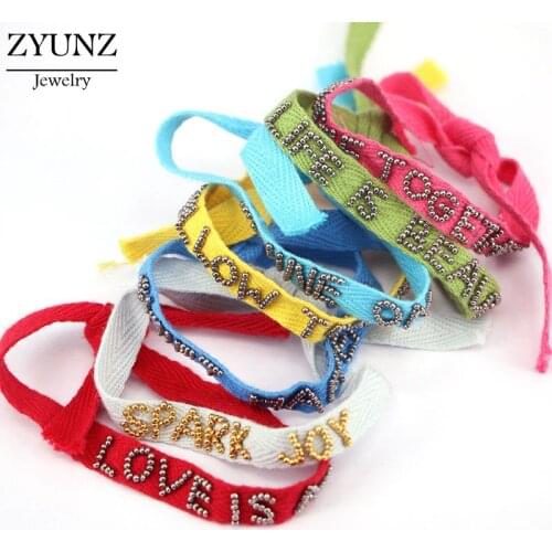 12PCS, 2020 jewellery handmade boho decor miyuki bracelets pulsera ajustable ankle braclets for women letter ribbon bracelet
