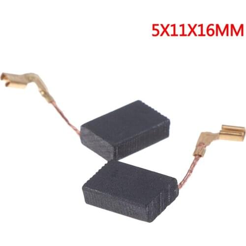 2Pcs 5X11X16MM Motor Electric Carbon Brushes For Makita 9553