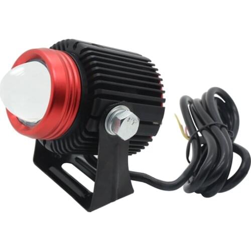 2pcs Universal LED Headlight Motorcycle Motor Scooter 9000LM Spotlight Waterproof Fog White and yellow double color Motos Bulb