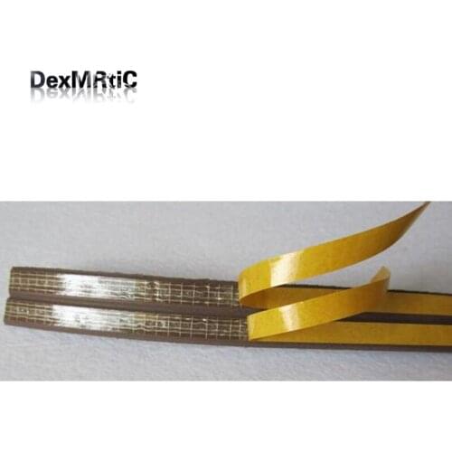6meters brown Self Adhesive Soundproof Rubber Seal Strip Seal Strip Collision resistant For Doors and Windows