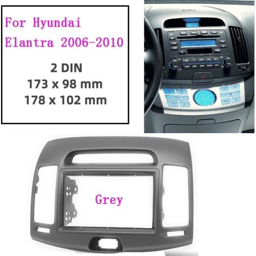 Car Auto Radio 2Din Fascia Frame for HYUNDAI ELANTRA 2006 2007 2008 2009 2010 2011 DVD Dash Panel Frame Kit