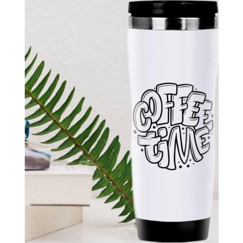 BK Gift Coffee Design Steel Thermos Bardak-26