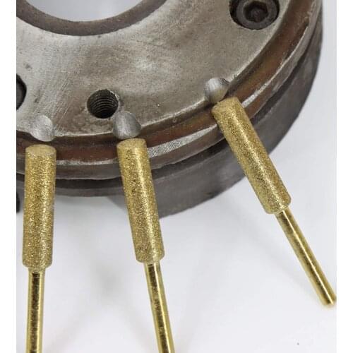 Chain Saw Chain File Chain Saw Grinding Chain Machine Grinder Grinding Serrated Diamond Grinding Head 5.5mm Titanium-plated Bag