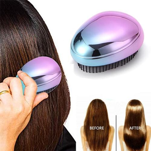 Ionic Electric Hairbrush Negative Ions Hair Brush Comb Anti Frizz Static Massage Hairbrush Hair Modeling Styling Magic Combs