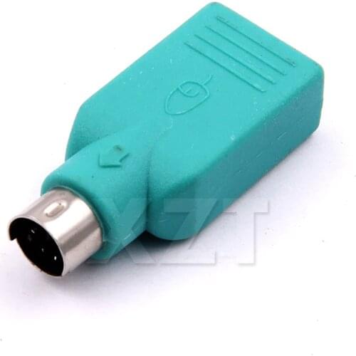 Hot Sale 1pcs USB Female to PS2 PS/2 Male Adapter Converter keyboard Mouse Mice for computer acceory