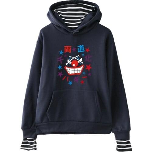 One Piece Fake Two Pieces Hoodies Men Women New Sale Autumn Hip Hop Sweatshirts One Piece Harajuku Hoody Boys casual Coats