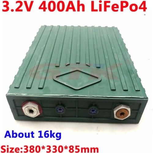 Lifepo4 cell 3.2v 400ah high capacity lifepo4 lithium battery for electric vehicle car boat inverter solar energy storage