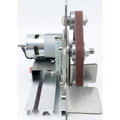 Mini Small Mini Belt Machine Diy Polishing Machine Grinding Machine Fixed Angle Sharpening Machine Blade Desktop
