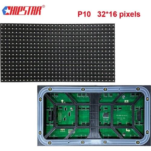 Outdoor SMD P10 Full Color Led Module RGB Super High Brightness Panel Fixed Installation Advertising Billboard Screen
