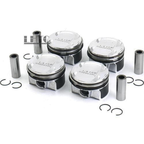 Pistons with rings STD Ø74.5mm For VW Jetta Golf Passat Audi A1 A3 Skoda Octavia Seat Leon 1.4 TFSI EA211 CHZB CHPA CPTA CJZA