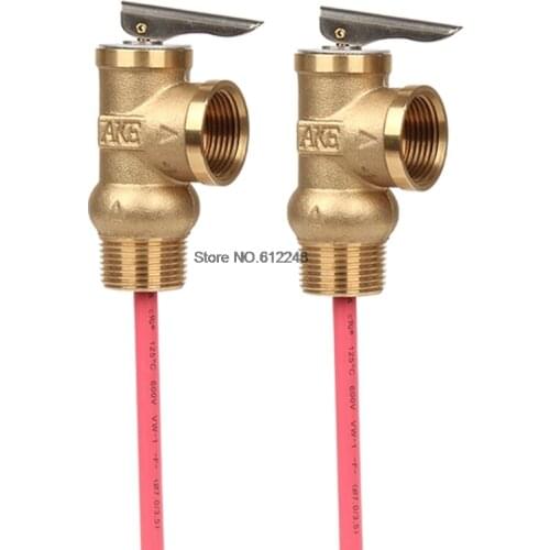 Solar Electric Water Heater Safety Valve TemperatureTemperature pressure relief valve TP Valve WYA-20WYA-15