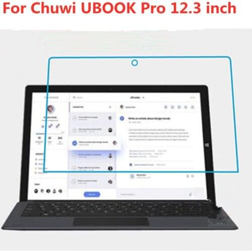 Clear tablet Screen Protector For Chuwi UBOOK Pro 12.3 inch HD Tempered Glass Premium 9D Film