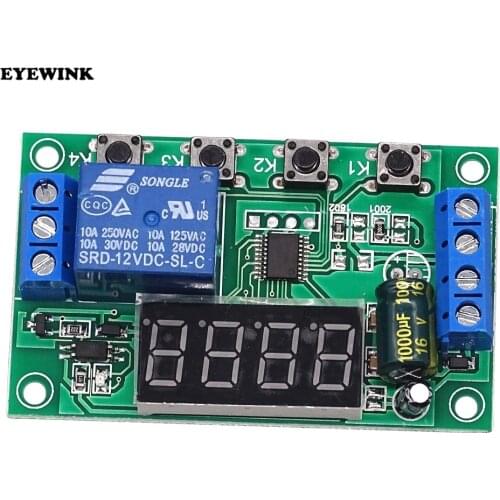 Voltage detection relay module charge and discharge control board high and low voltage upper and lower limit alarm 5v12v24v
