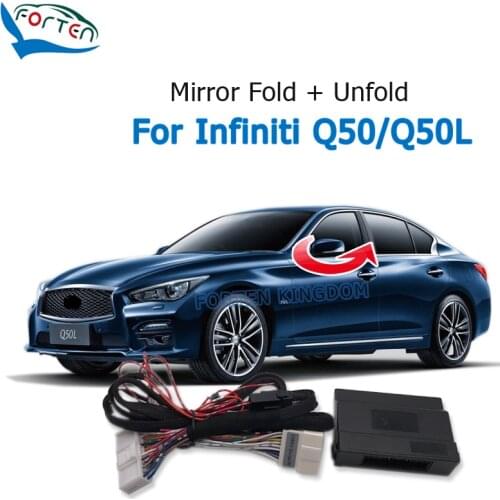 Forten Kingdom Car Side Auto Rear Mirror Folding System Module For Infiniti Q50 / Q50L Rear View Mirror fold unfold
