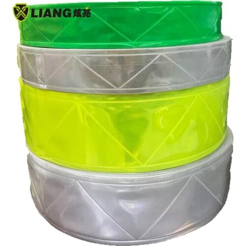 Reflective accessories lattice strip triangular pattern reflective strips 5CM clothing accessories 2.5cm can be customized