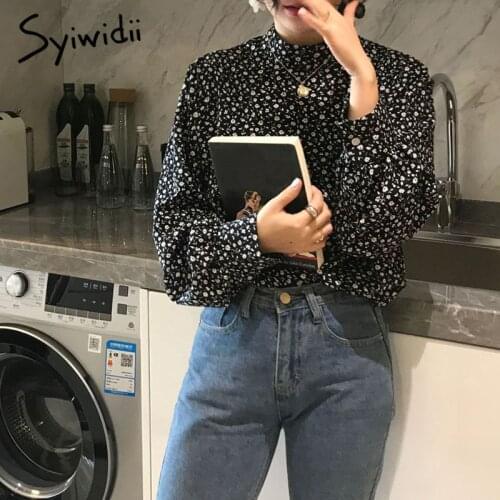 Блузки с принтом Syiwidii China At AliExpress