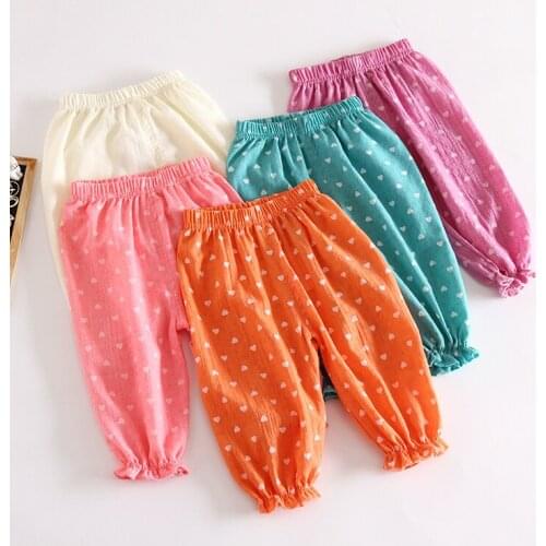 Girl Thin Section Seven Part Pants 2016 A Summer Childrens Garment Children Will PP Bloomers Ventilation Mosquito In Pants